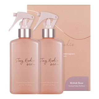 바디홀릭 스테이누디 센티드 대용량 섬유향수, British Rose, 270ml, 2개