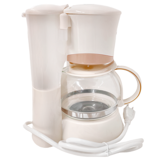 MATRIC 松木家電 6人份美式咖啡機 MG-CM0611, 可清洗濾網, 透明水箱視窗, 自動保溫, 防滴漏裝置, 600ml耐熱玻璃壺, 白色