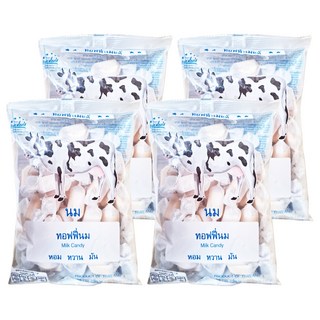 Saeng Thai 牛奶糖 泰國原裝進口 獨立包裝 濃郁奶香, 110g, 4袋