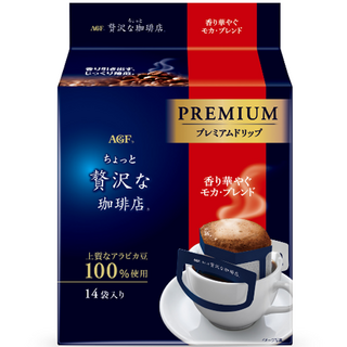 AGF 高級濾掛式摩卡咖啡, 8g, 14入, 1袋