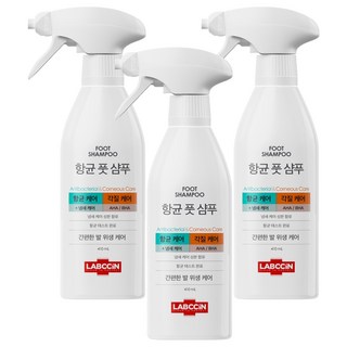 LABCCiN 角質護理足部清潔慕斯 410ml, 1入, 3個