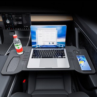 어반카 휴대용 2단 접이식 멀티 테이블, 1개, 다크그레이