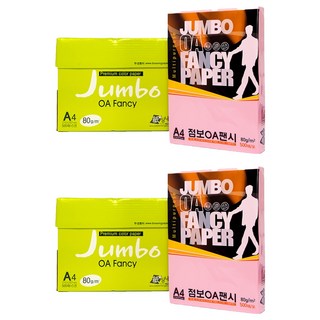 DOOSUNG PAPER OA 花紋紙 Jumbo, A4, 1000張, P53 深粉色