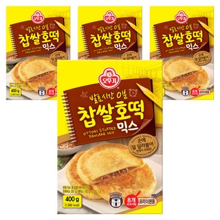 OTTOGI 不倒翁 糯米熱糕混合物, 400g, 4個