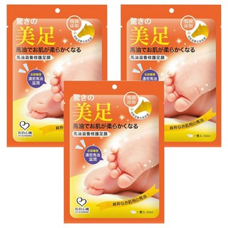 MY SCHEMING 我的心機 馬油滋養修護足膜, 2片, 30ml, 3包