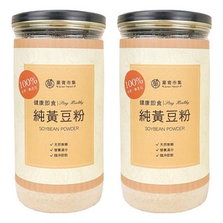 GreenMarket 菓青市集 純黃豆粉, 300g, 2罐