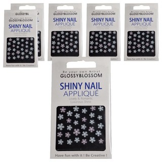 GLOSSYBLOSSOM Super Prime 美甲貼紙, 花, 6件