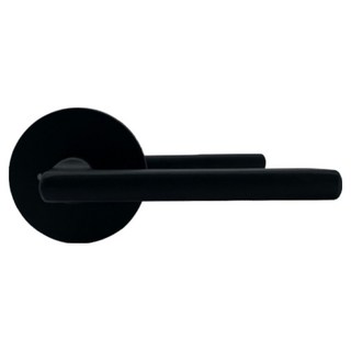 AFAC 按鈕式房門把手 1-8 黑色, 1套