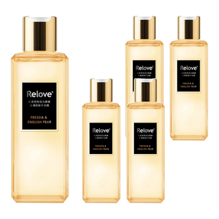 Relove 私密衣物蛋白酵素去漬抑菌手洗精 小蒼蘭, 220ml, 5瓶