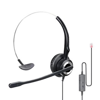 Neon 台灣霓虹 頭戴式耳機麥克風 適用客服人員 聽筒4P2C 水晶插頭設計, 話機款