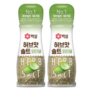백설 허브맛 솔트 오리지널, 50g, 2개