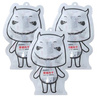 阮的肉干 厚燒肉干 鐵板黑胡椒 餓魔包, 95g, 3袋