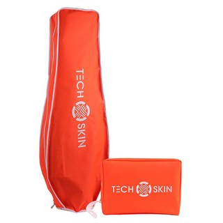 TECH SKIN 輕量旅行航空保護套 + 收納袋組, 霓虹橙