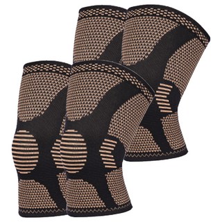 A-ZEAL X型設計銅纖維護膝 SP72147, M, 2雙