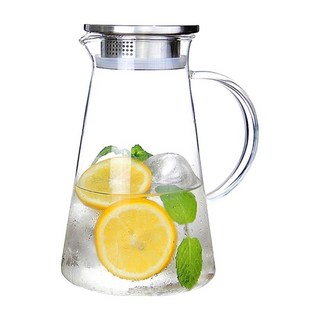 耐熱玻璃把手水壺, 單一顏色, 1.8L, 1個