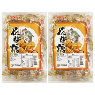 小綠人 花生糖, 250g, 2袋