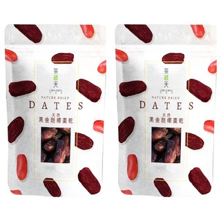 茶鼎天 CHA-DING TEA 天然黑金剛椰棗乾, 180g, 2包