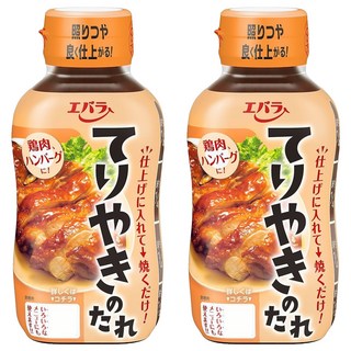 Ebara 荏原 照燒醬, 以醬油為基底添加洋蔥末與紅酒，炒、醃、沾皆適用, 235g, 2瓶