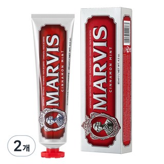 MARVIS 肉桂薄荷牙膏, 85ml, 2個