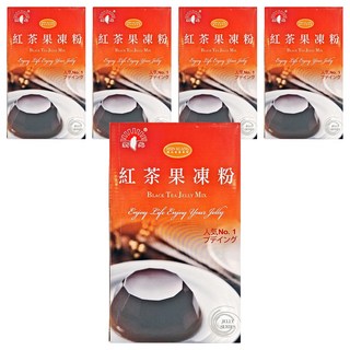 新光洋菜 紅茶果凍粉, Black Tea Jelly Mix, 1kg, 5盒