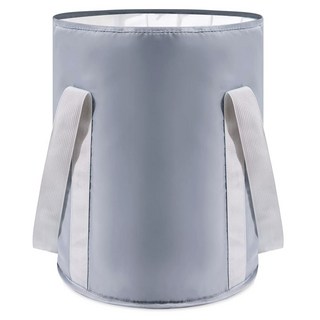 AHOYE 五層保溫摺疊泡腳袋 36 x 30 x 30cm 22L, 灰色, 1個