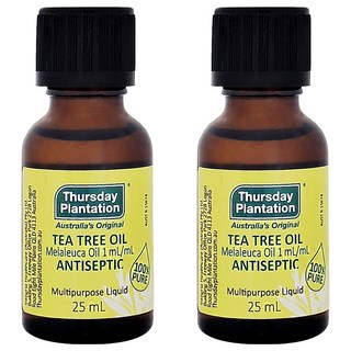 Thursday Plantation 星期四農莊 茶樹精油100%, 25ml, 2瓶