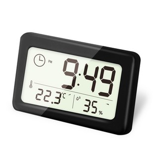 생활공식 디지털 온습도계, 블랙