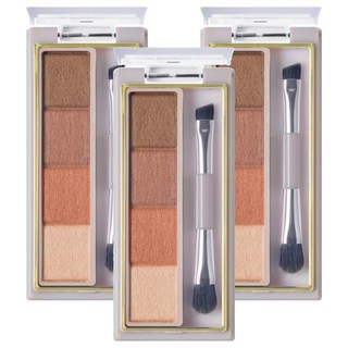 日本 excel 四色眉粉盤 #EP01 春日摩卡, 3件