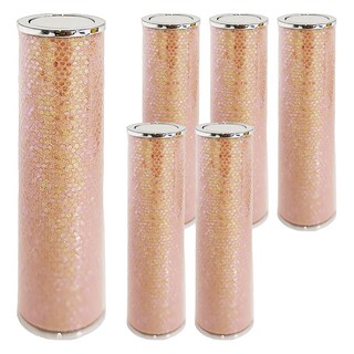 YNM 糖果蜂蜜潤唇膏, 柔潤絲滑, 滋潤保護雙唇, 持久保濕, 橘紅, 3g, 6支