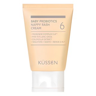 KUSSEN 葵森 寶寶益菌屁屁膏, 專利益生菌技術，高濃度氧化鋅配方, 50ml, 1條