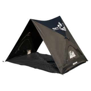 KZM OUTDOOR 塗鴉沙灘帳, 黑色, 1~2人