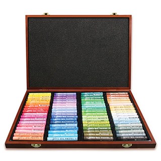 MUNGYO 頂級軟式油畫棒 木盒 MOPV-72W, 72色, 1個