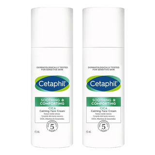Cetaphil 舒特膚 舒新雪潤B5安心霜, 快速退紅 48H鎖水保濕 積雪草萃取 維他命B5, 45ml, 2瓶