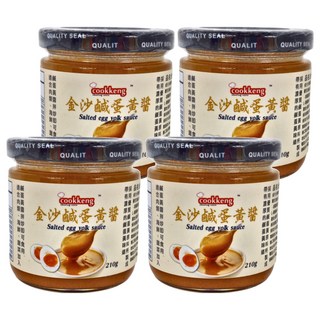 Cookkeng 金沙鹹蛋黃醬 210g, 4罐