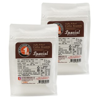 一帖咖啡 Special 中深烘焙 巧克力堅果焦糖香草風味 227g 哥倫比亞/摩卡/巴西/印度產, 咖啡豆(無研磨), 2包