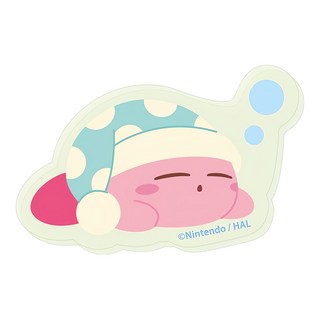 Nintendo 任天堂 壓克力夜光貼 可愛卡通造型夜光壁貼 居家裝飾, 睡卡比
