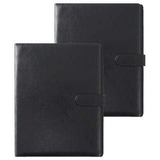 알로데 비즈니스 버클타입 클립보드 A4, TYPE 01 블랙, 2개