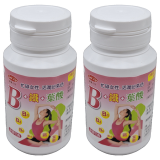 good Life 得意人生 女性 B + 鐵, 30顆, 2罐