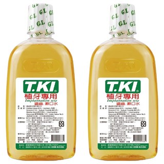 T.KI 白人 鐵齒蜂膠漱口水, 350ml, 2瓶