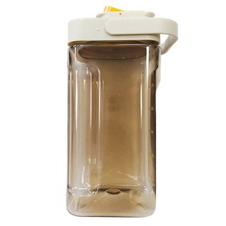 上手家居 食用級冷水壺 大容量 附帶穩固把手, 暖白色, 3.5L, 1個