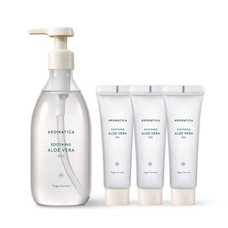 아로마티카 수딩 알로에 베라 젤 300ml + 50ml x 3p, 1개