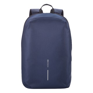 XDDESIGN Bobby Soft 防盜舒活包 防水表面材質 專利USB外接充電 防RFID盜錄設計 隱藏開口360°全面防盜, 藍色