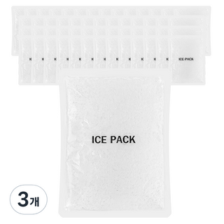 코멧 아이스팩 중형 15x20, 3개, 54개입