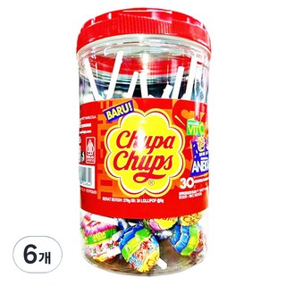Chupa Chups 加倍佳 紅色 30入, 6個, 270g