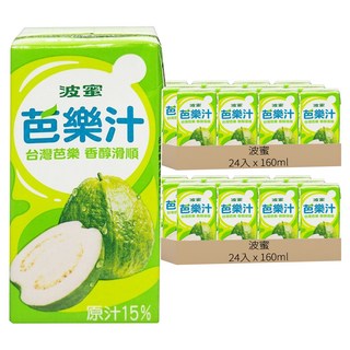 波蜜 芭樂汁, 160ml, 48入