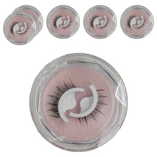 自黏假睫毛 人造纖維 美妝用, 小惡魔款, 2組