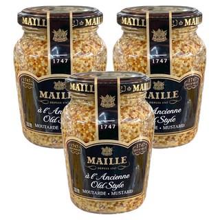 MAILLE 魅雅 老式全麥芥末, 200g, 3罐