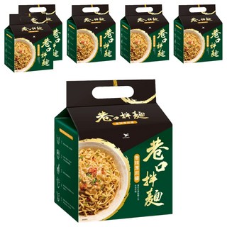 統一 巷口拌麵 香辣厚麻醬 非油炸麵, 24包