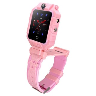iS 愛思 CW-20 Pro 4G雙鏡頭 IP67防水兒童智慧手錶 台灣繁體中文版, 粉色, 1.4吋, GPS+Cellular