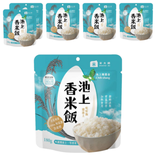 master mi 米大師 池上香米飯, 180g, 6包